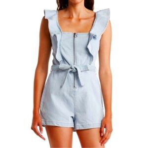 Tinseltown Denim Romper